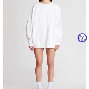 The Bar BRIDE SWEATSHIRT WHITE L